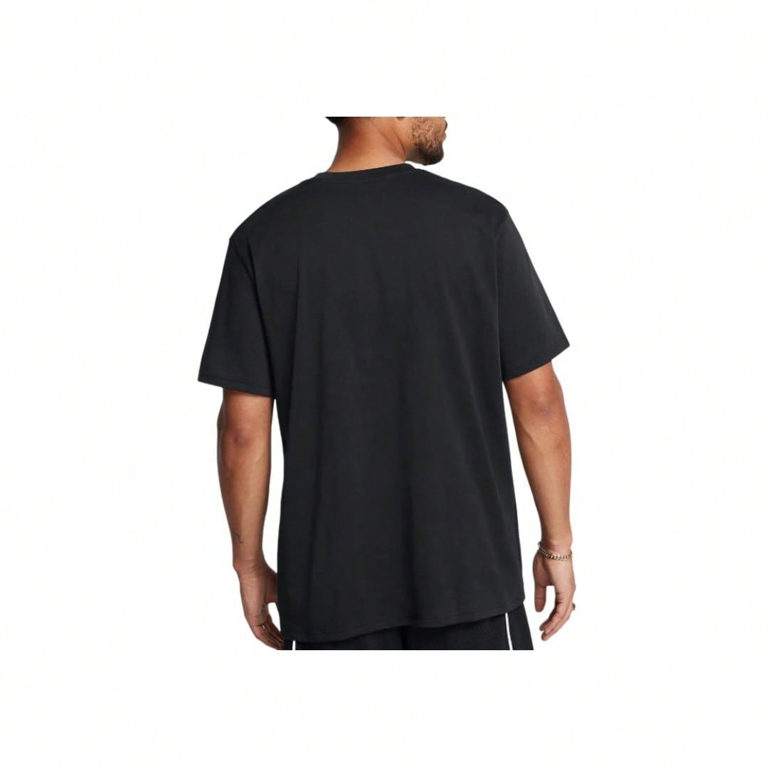Fire Ice High Weight Basketball Short Sleeve T-Shirt Black Tops Men1:1