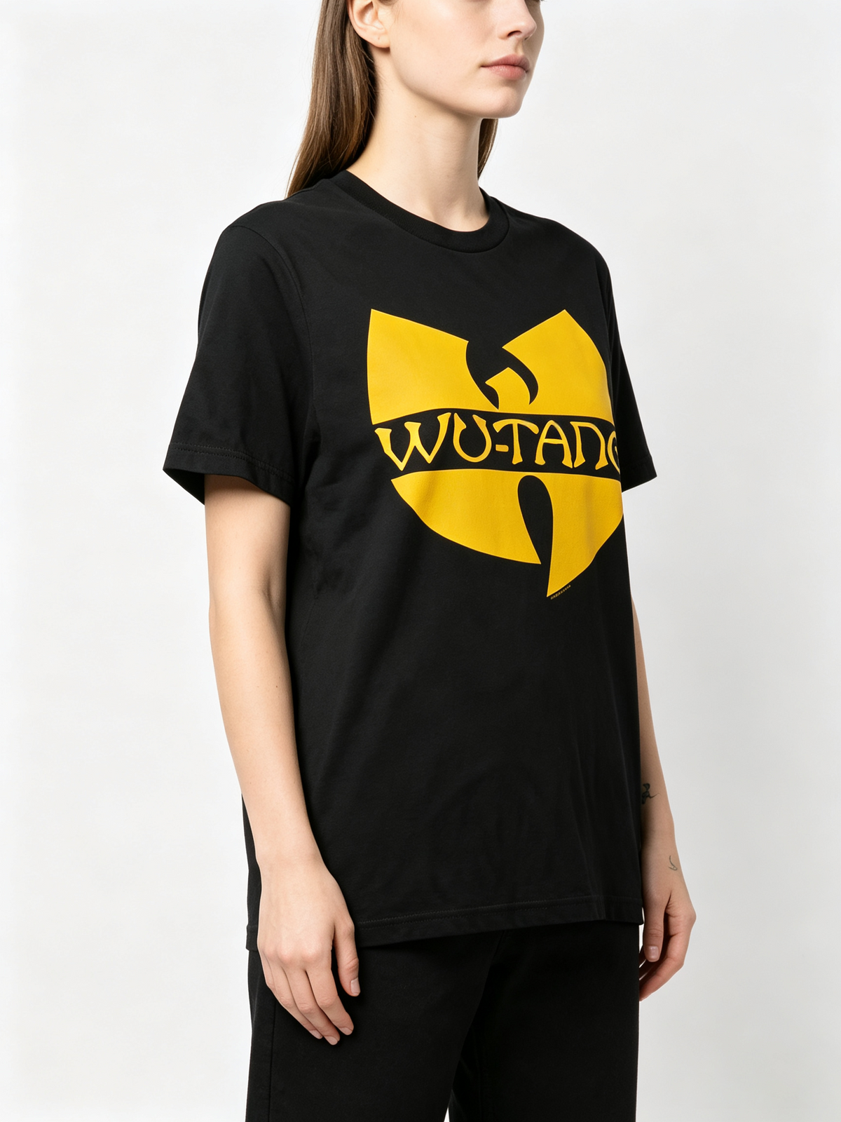 Wu-Tang Clan Classic Logo T-Shirt – 90s American Hip-Hop Retro Style – 100% Cotton – Streetwear/Rap Culture (Women's)