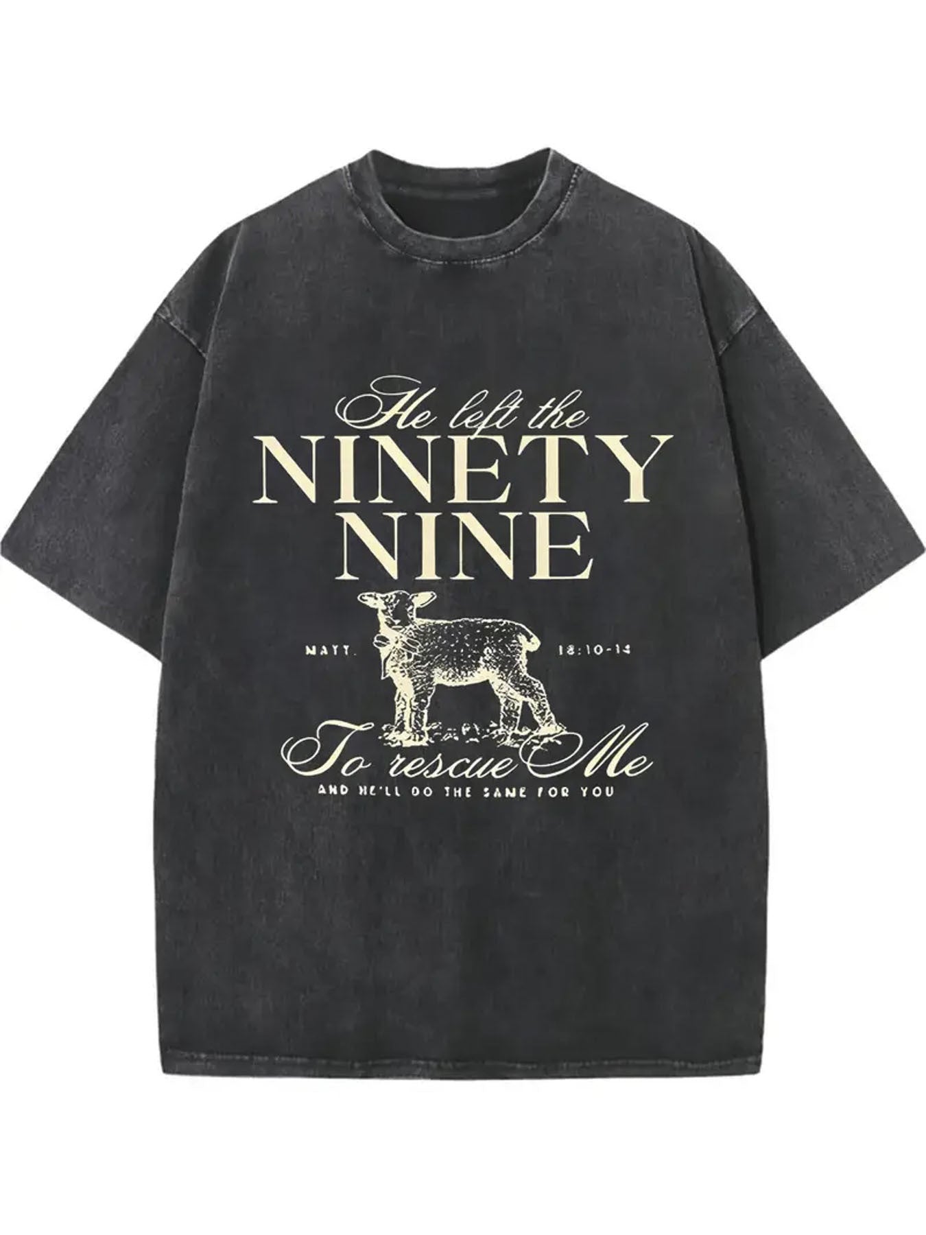 1pc Men's 100% Cotton Vintage Rescue Print T-Shirt - Washed Soft Round Neck Short Sleeve Casual Top with Rescue Theme Design, Breathable for Spring Summer Outdoor Activities & Casual Attire, Ideal Holiday Gift