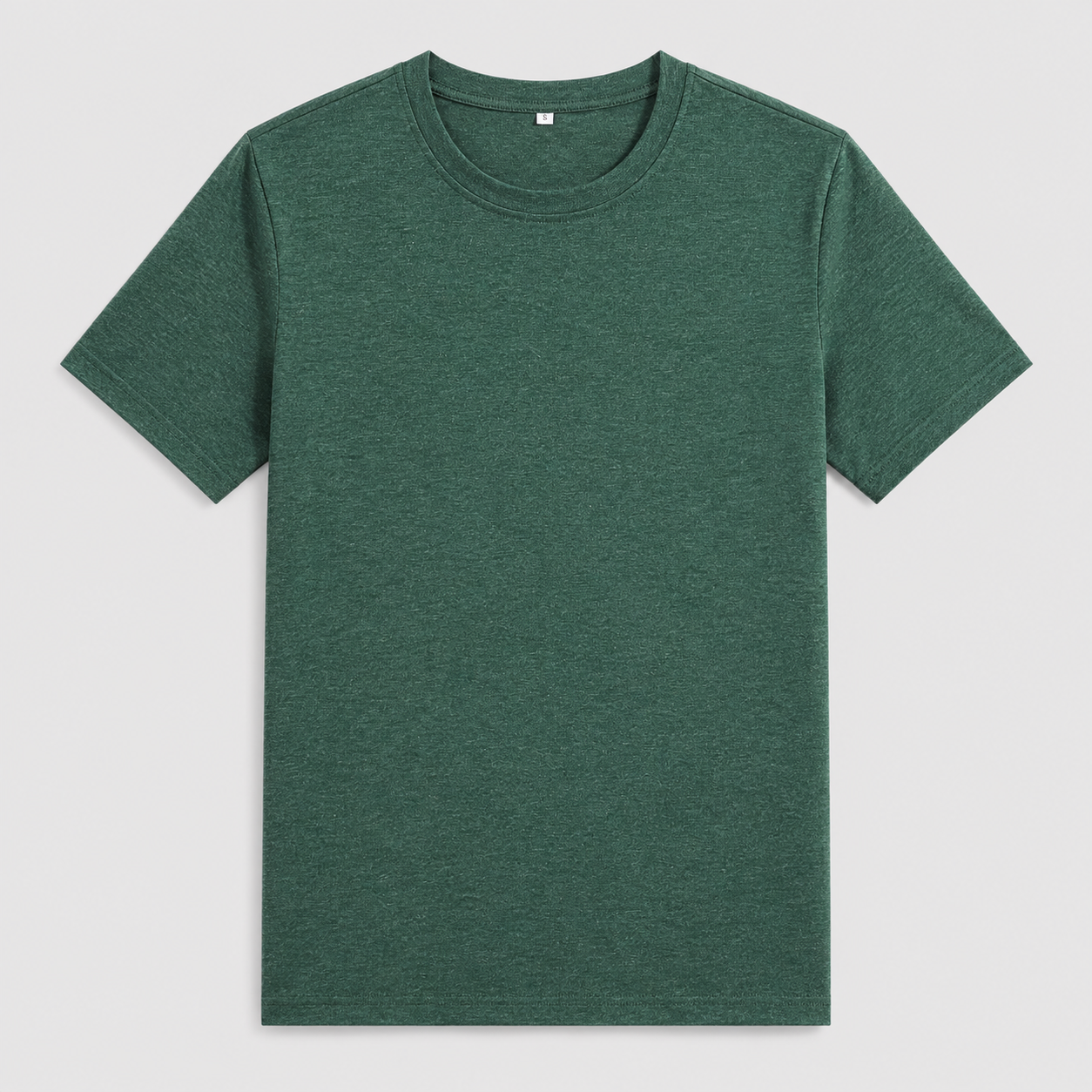 Women's Organic Colored Cotton Short-Sleeve Tee – Soft-Touch, Minimalist Crew Neck, Slim Fit; A Versatile Basic for Work and Daily Wear.