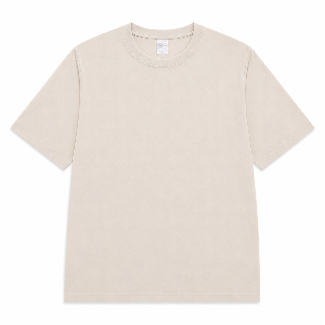 Heavyweight Pure Cotton Women's Crew Neck T-Shirt – Soft, Shape-Retaining, Classic & Versatile Casual Short-Sleeve Tee