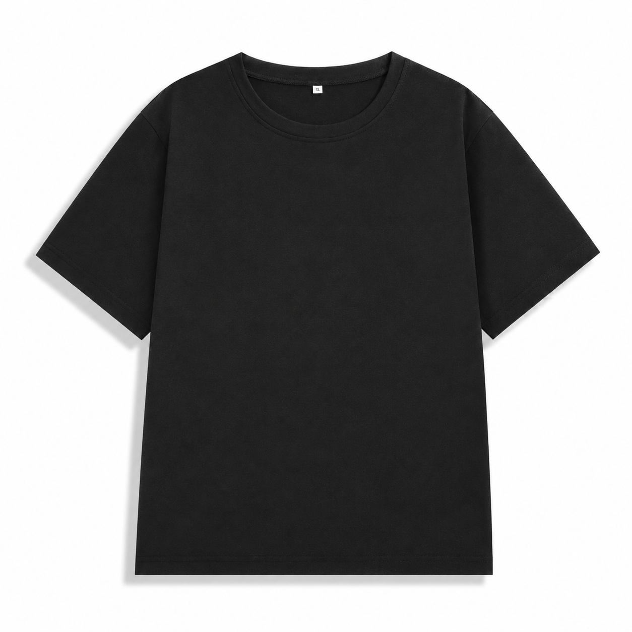 Women's Organic Colored Cotton Short-Sleeve Tee – Soft-Touch, Minimalist Crew Neck, Slim Fit; A Versatile Basic for Work and Daily Wear.