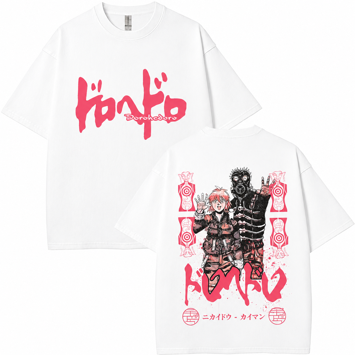 American-style acid-washed distressed alien-themed Shanghai print short-sleeved T-shirt, heavy-duty wash, oversized, dark anime style, unisex retro T-shirt.
