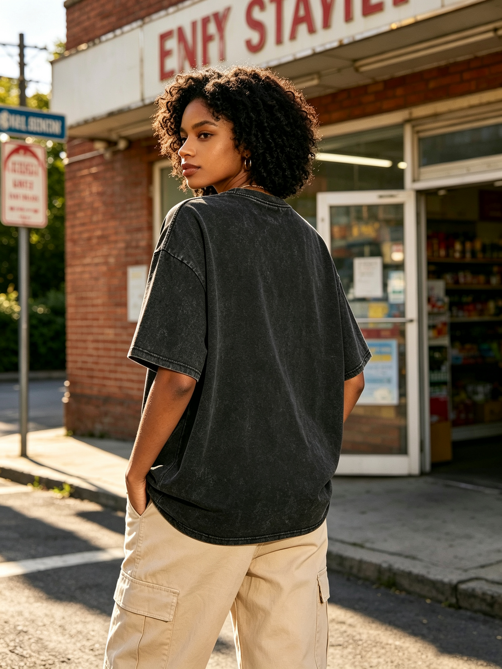 "Lethal Cognition" Subculture Stone-Washed Women's Short-Sleeve T-Shirt – Edgy Drop-Shoulder Tee with Dark Brain Graphic