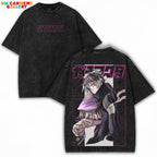 Gachiakuta Anime Vintage Washed Oversized Tee – Dystopian Punk Graphic Streetwear Drop