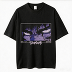 Berserk Guts Anime Print Short-Sleeve T-Shirt – Heavyweight Pure Cotton, Oversized, Vintage American Streetwear Style Men's Tee