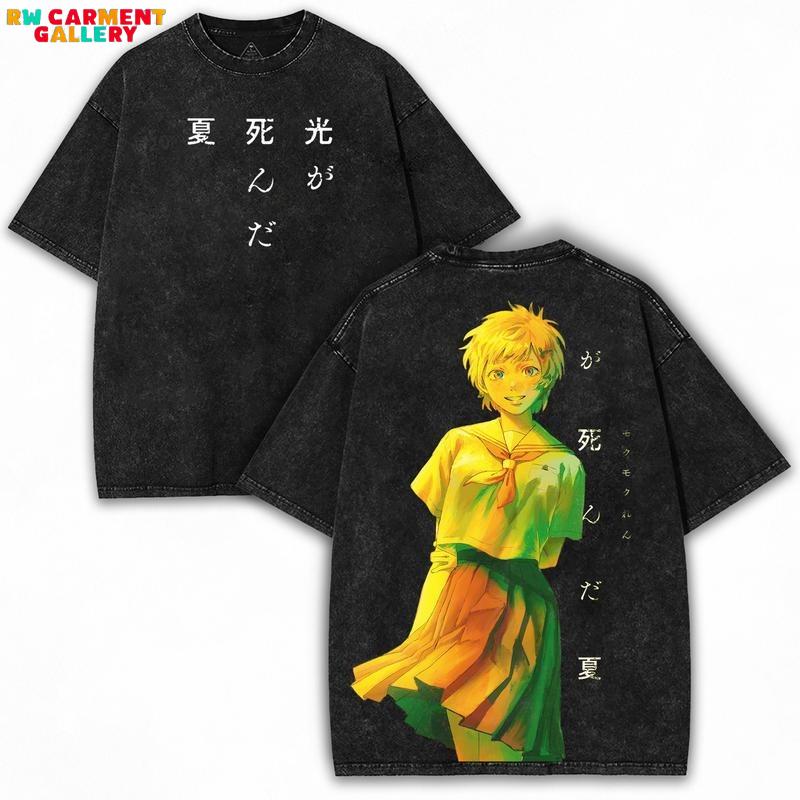 The Summer Hikaru Died Washed Tee – Uncanny Friendship & Cosmic Terror in Vintage Fit for Horror Manga Collectors