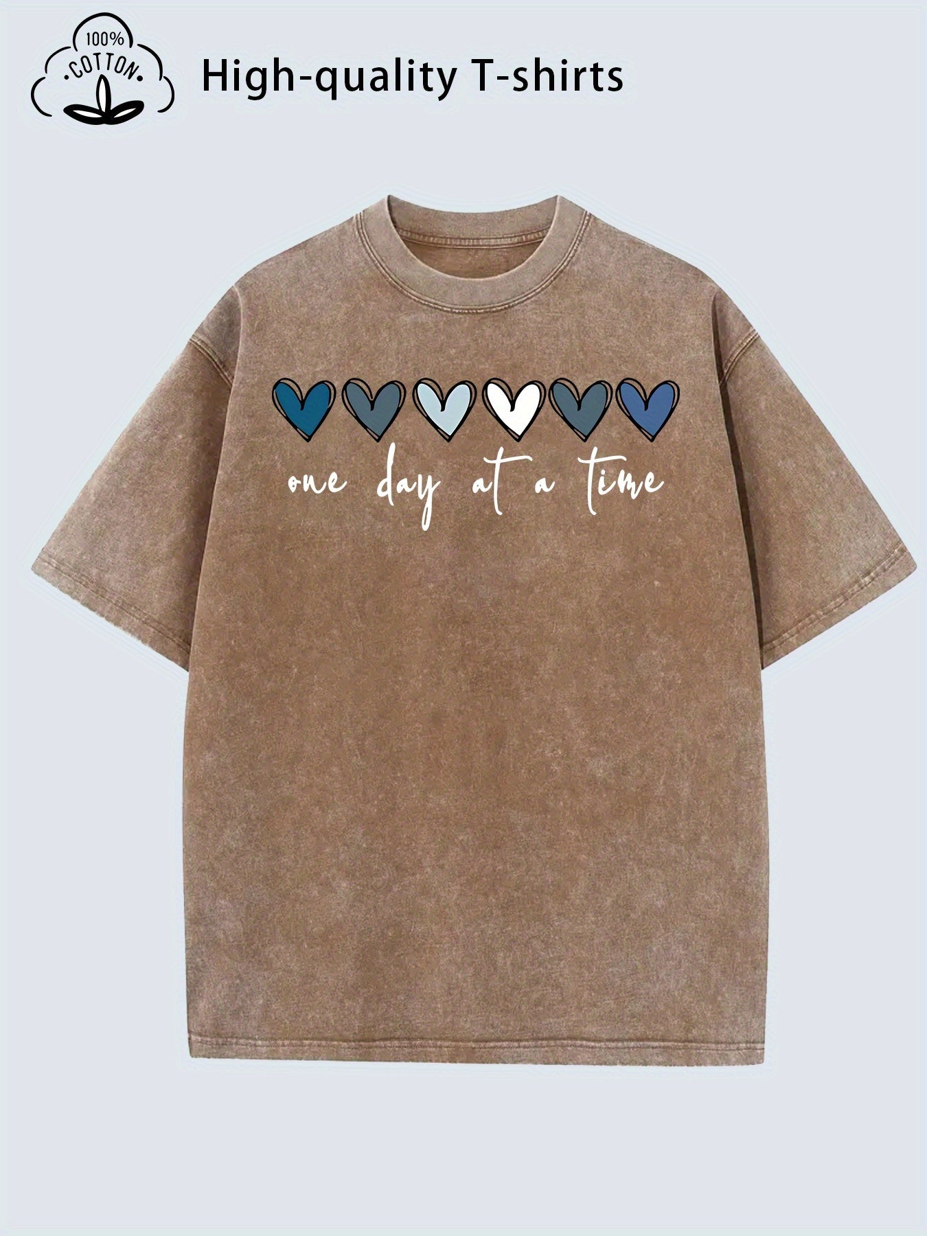 Men'S Heavyweight Vintage Washed T-Shirt - Soft Breathable Fabric, Loose Fit Crew Neck Tee for Everyday & Formal Wear - All-Season Casual Shirt with Timeless Retro Look - Ideal Gift for Men, Versatile Clothing, Streetwear Fashion, Geometric Print