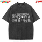 By His Wounds Christian Washed T-Shirt, Jesus T-Shirt, Jesus Tee, Christian Apparel Streetwear Gym Menswear Oversized Top Men or Women