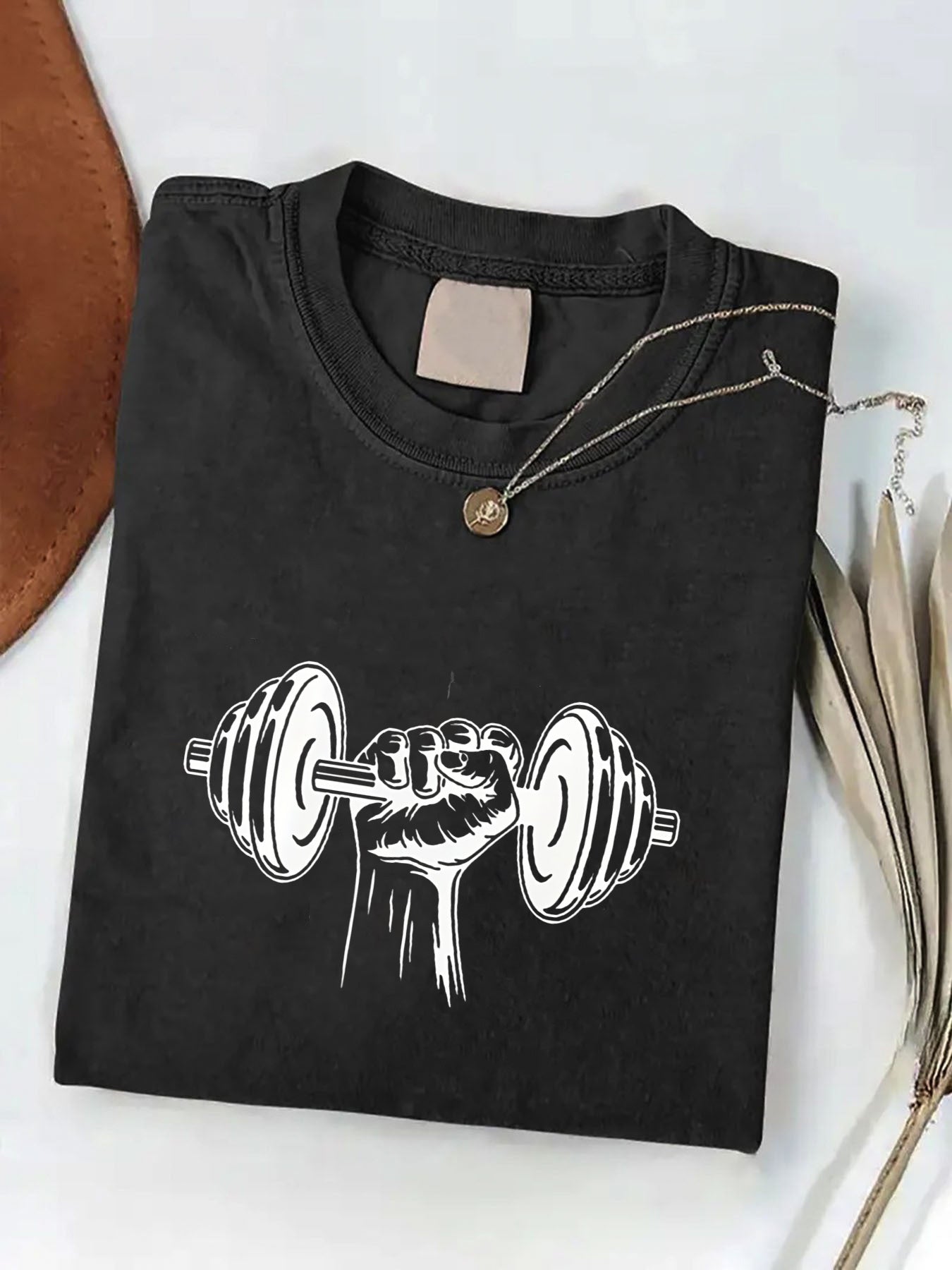 Men's 100 Cotton T-shirt 180g pure cotton with series printed sweat absorbing and breathable T-shirt short sleeved casual wear suitable for urban style daily wear