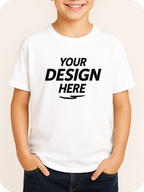Children's 100% cotton T-shirts are suitable for ages 3-10.