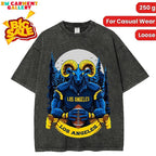 Washed T-shirt Los Angeles Football Men's T-Shirt women's and men's tops TikTokShop Black Friday