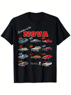 Men's casual daily 100 Cotton T-shirt 180g pure cotton with fun printed T-shirt cotton top T-shirt breathable and sweat absorbing fabric casual short sleeved T-shirt suitable for all seasons