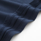 Men's Navy Pure Cotton Crew-Neck Short-Sleeve T-Shirt — A durable, timeless staple.