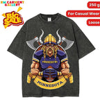 Washed T-shirt Minnesota Football Men's T-Shirt women's and men's tops TikTokShop Black Friday