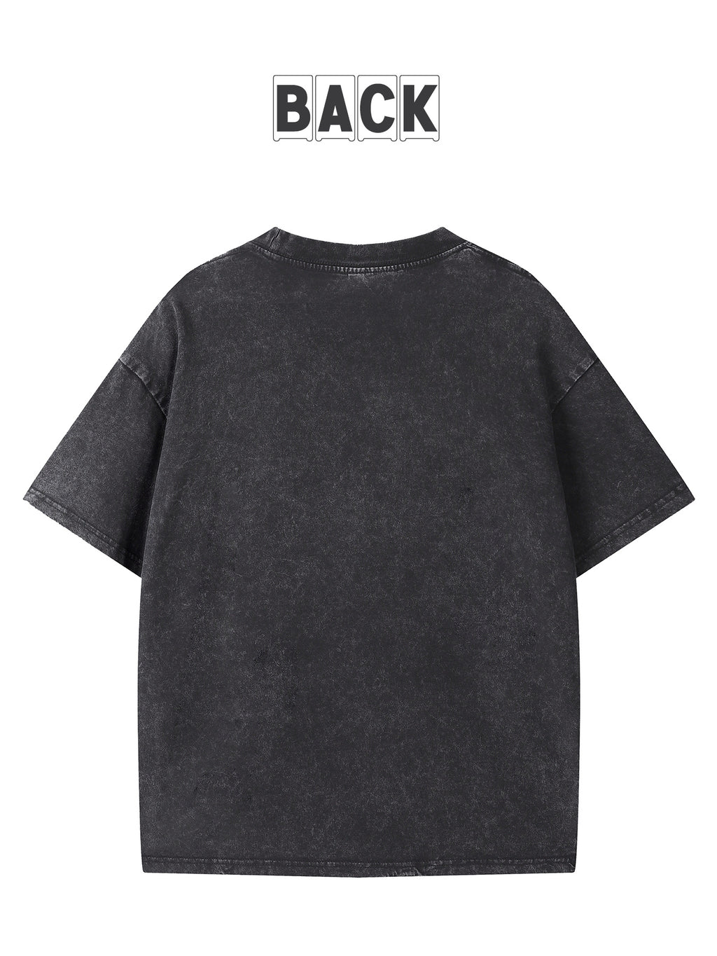 Men's Casual  Washed 230G 100% Cotton Black T-Shirt Short Sleeve,  Style CRY BABY Pattern Cotton T-Shirt Breathable Sweat-Absorbent Comfortable Top, Suitable for Machine Wash, Holiday Gift for Friends