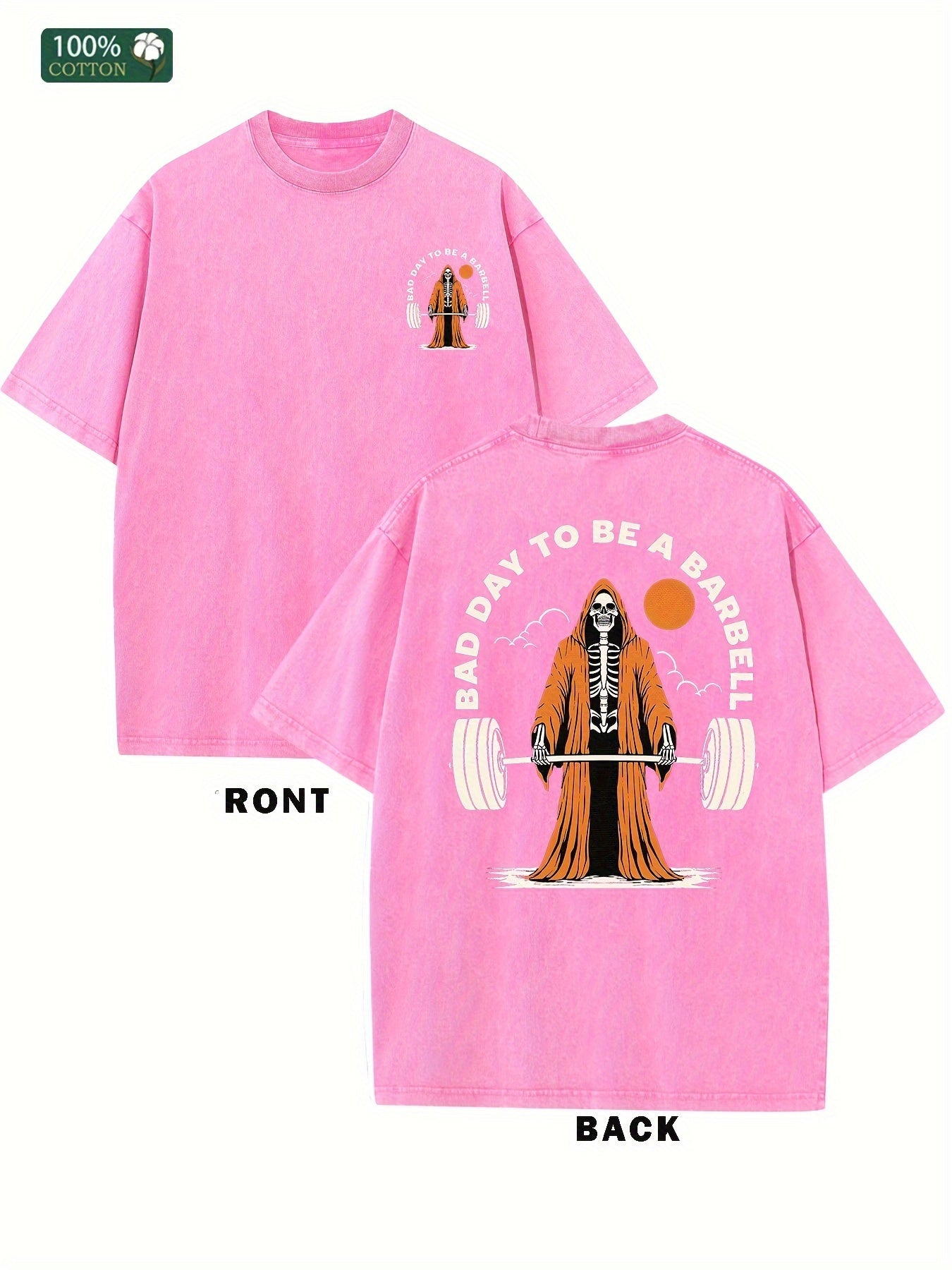 Men'S Oversized Heavy Drop Shoulder T-Shirt | Retro Streetwear, Unisex, Acid Wash, Crew Neck, Casual Fit, All-Season Wear
