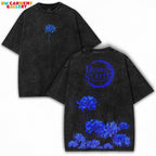 Demon Slayer Anime Tee – Vintage Washed Hashira Graphic Oversized Streetwear Drop