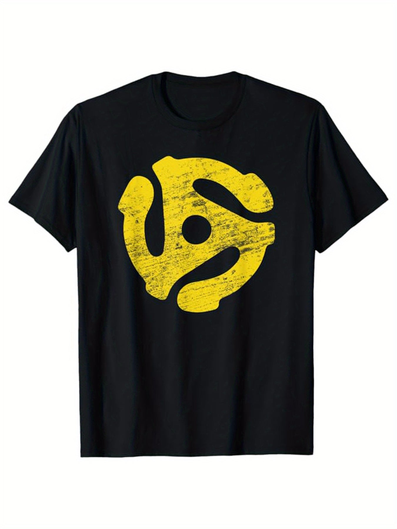 Daily Men's Casual 100 Cotton Breathable T-shirt 180g Pure Cotton with Irregular Letter Printing Short Sleeve Casual T-shirt Pure Cotton Top Suitable for Travel and All Seasons Suitable for Giving Friends Holiday Gifts