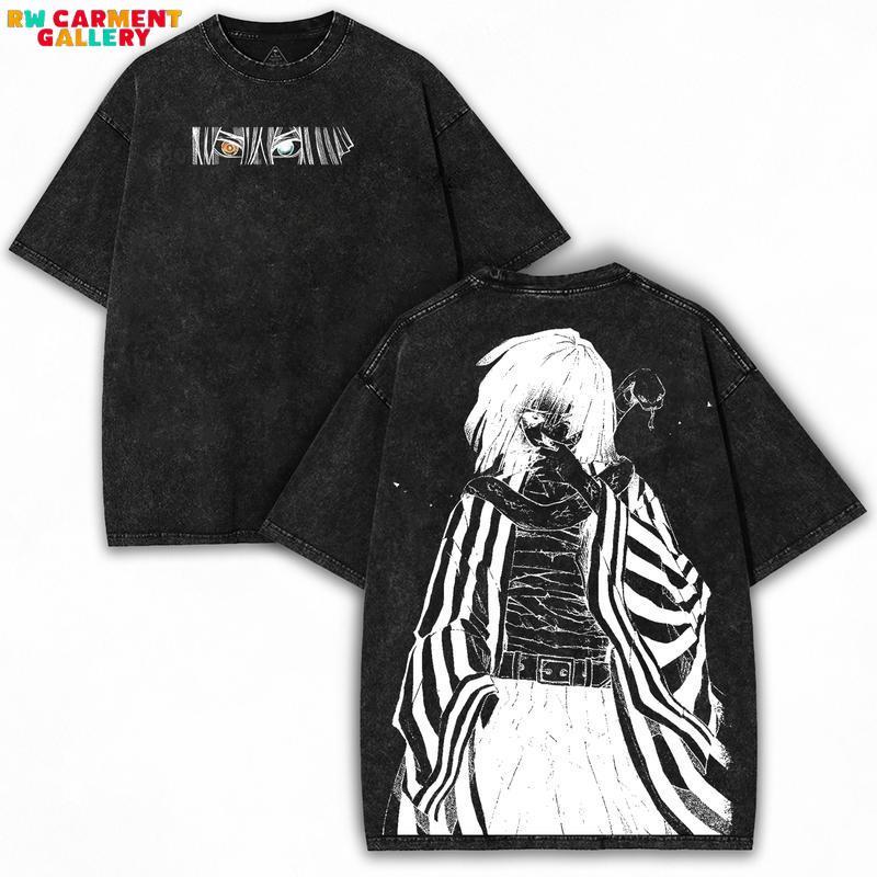 Obanai Iguro x Demon Slayer + Serpent Breathing Style + Washed Heavyweight Tee + Anime Collector Essential