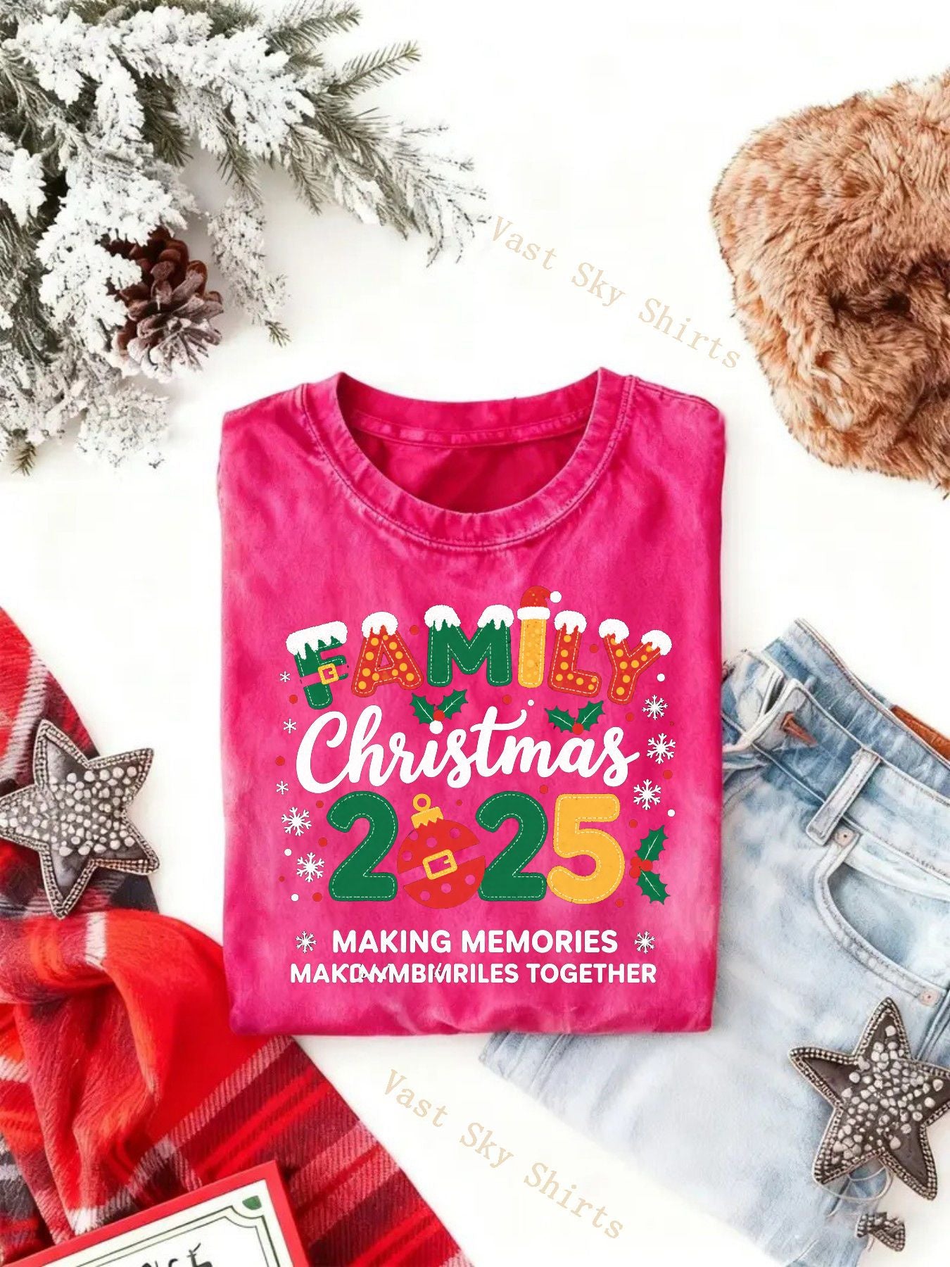 Men's & Women's All-Cotton Bohemian Retro T-Shirt - Vintage Washed Soft Crew Neck Short Sleeve Top, Nostalgic 2025 Christmas Gift, Casual Year-Round Wear, Machine Washable (Unisex)