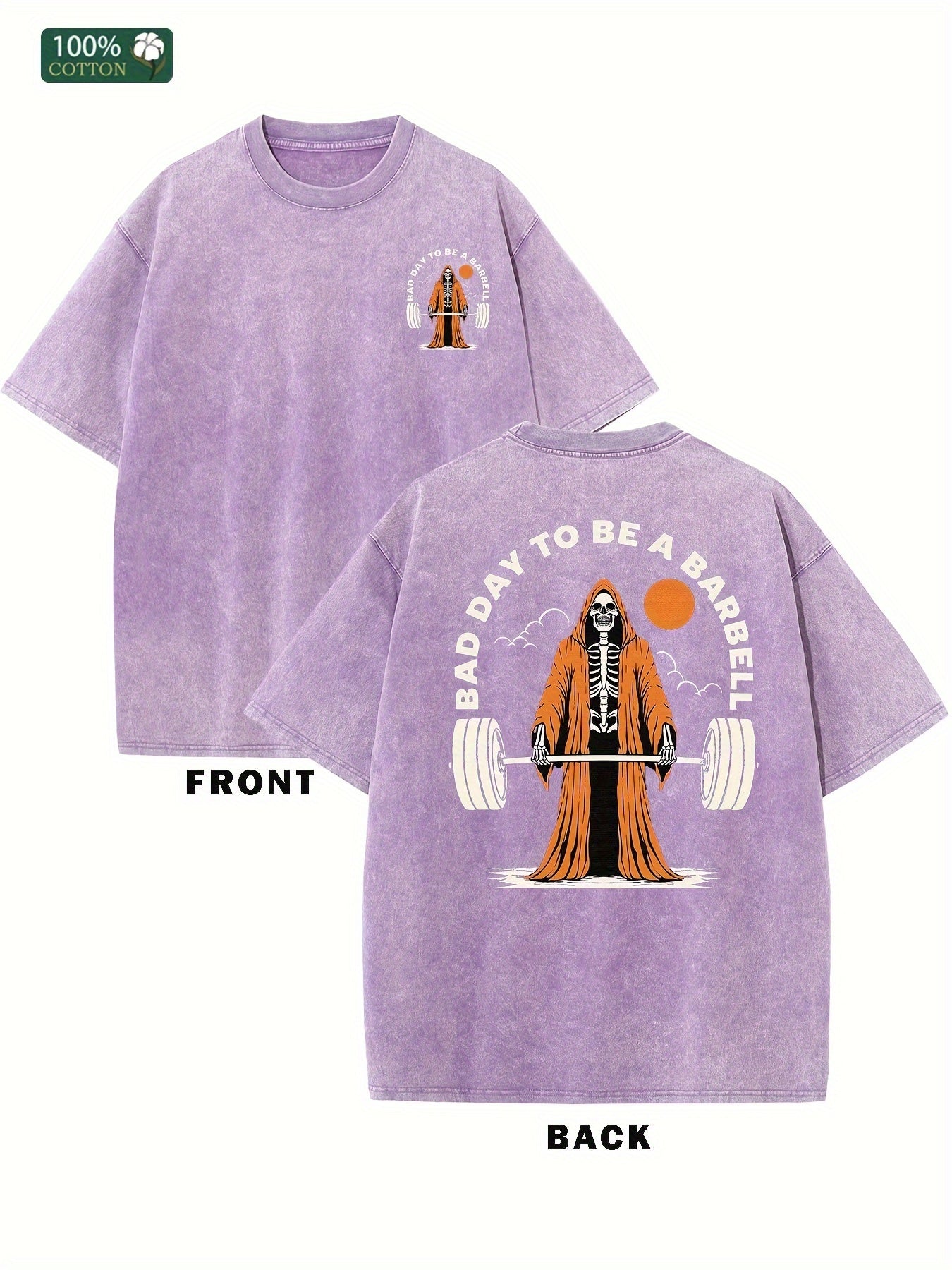 Men'S Oversized Heavy Drop Shoulder T-Shirt | Retro Streetwear, Unisex, Acid Wash, Crew Neck, Casual Fit, All-Season Wear