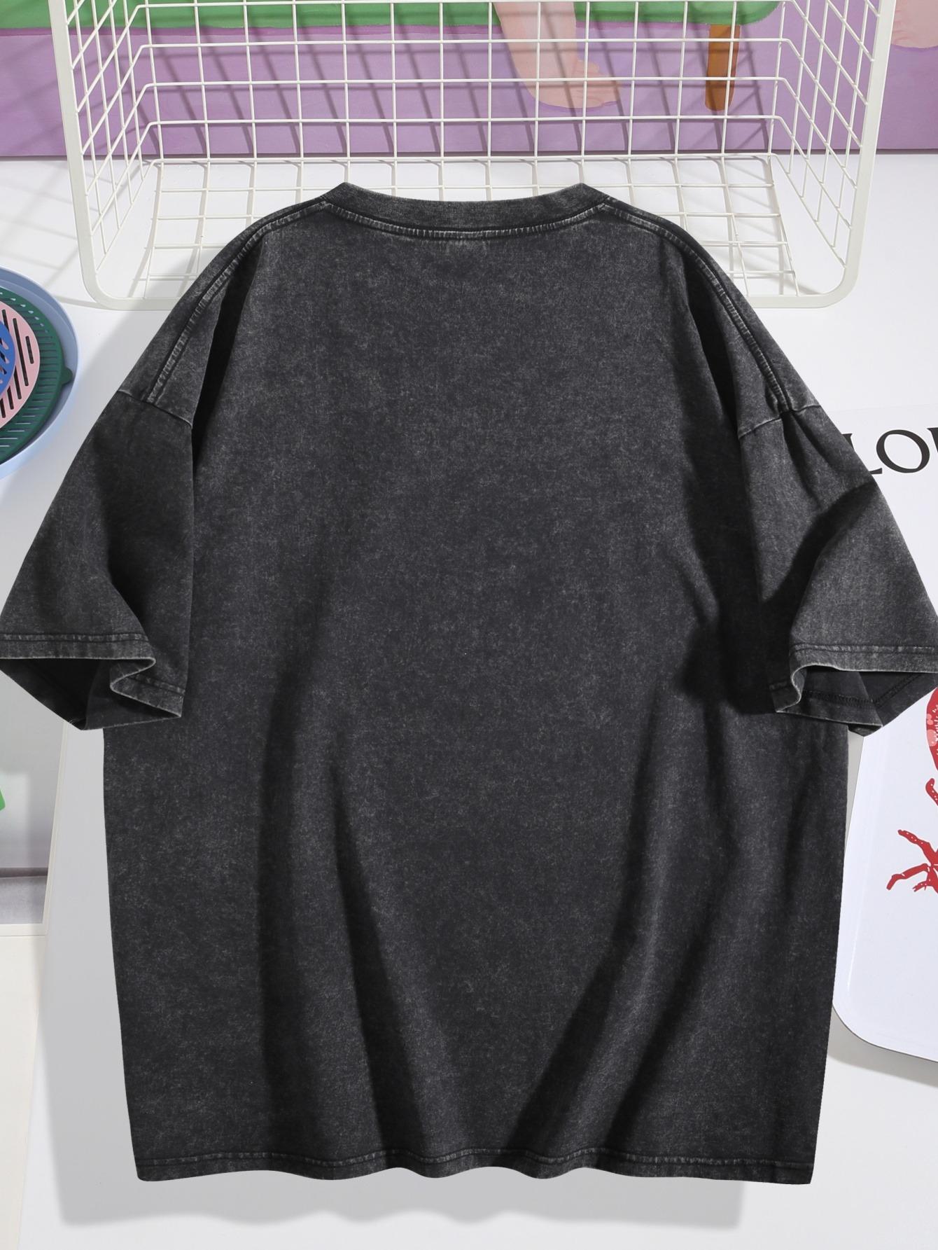[Collection] Limited DBZZ Washed T-Shirt – Anime Streetwear,  Graphic Tee, Retro Battle Aesthetic, Japanese Manga Fashion