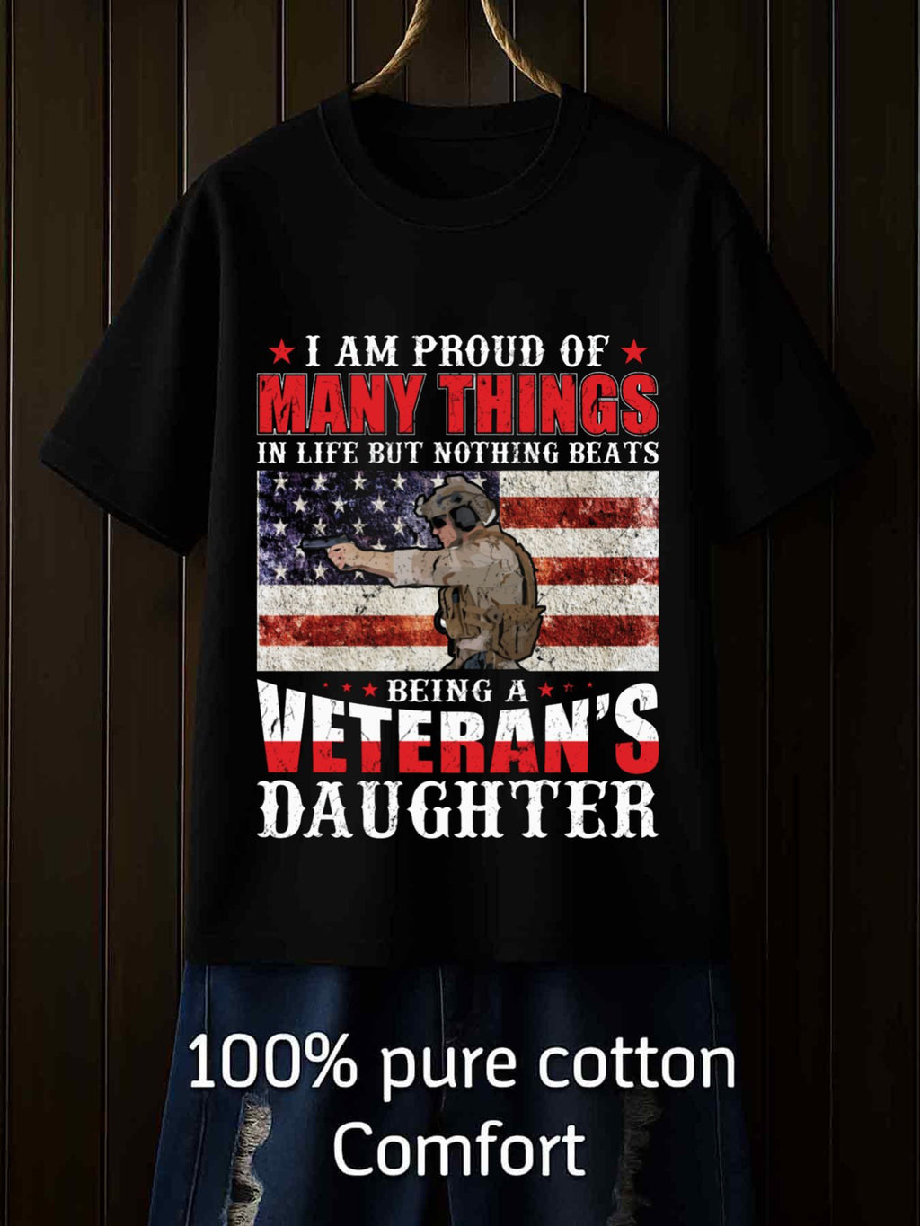 Men's 100 Cotton T-shirt 180g pure cotton with printed non pilling short sleeved top T-shirt suitable for travel and sending gifts to family and friends