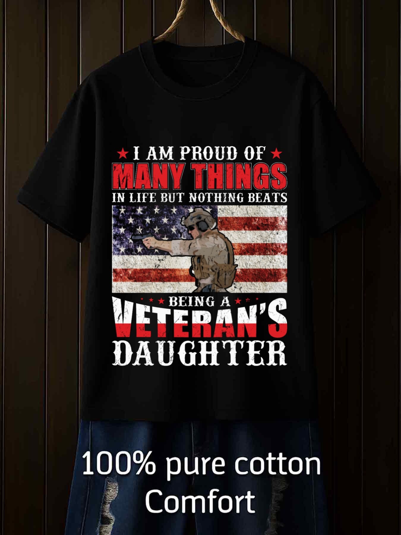 Men's 100 Cotton T-shirt 180g pure cotton with printed non pilling short sleeved top T-shirt suitable for travel and sending gifts to family and friends