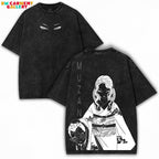 Muzan x Demon Slayer Dark Lord Tee + Heavy Washed Oversized Fit Anime Streetwear Limited Collector Drop