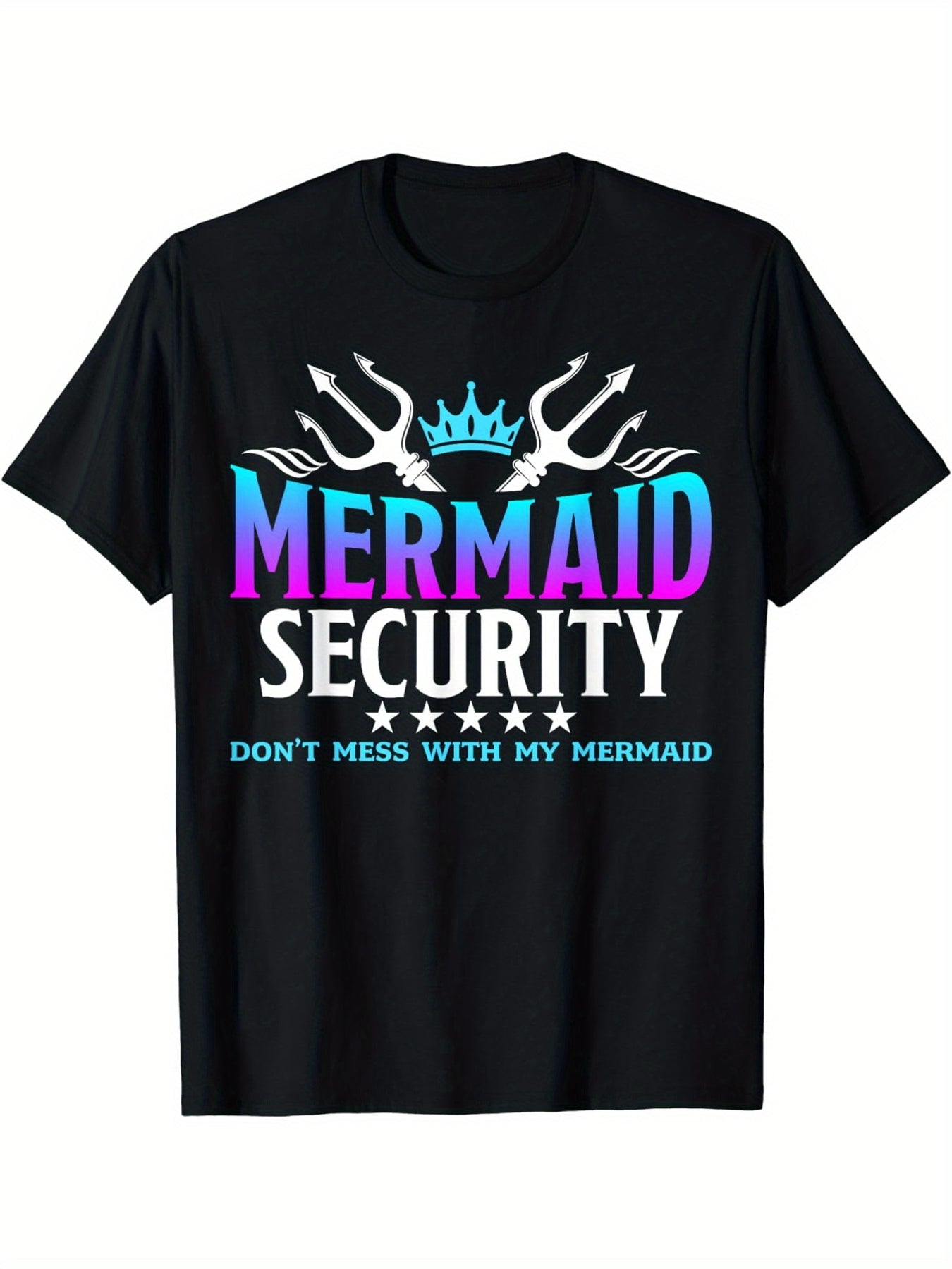 Men's 100 Cotton T-shirt 180g pure cotton with creative letter printing short sleeved casual T-shirt round neck T-shirt suitable for travel and top giving gifts to friends