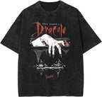 Bram Stoker's Dracula Acid Washed Tee, Horror Shirt, Vintage Tee Top Womenswear