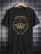 Men's Fashion 100 Cotton T-shirt 180g pure cotton with fun printed T-shirt cotton top T-shirt comfortable skin friendly material suitable for all seasons