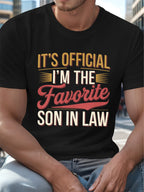 Men's casual daily 100 Cotton T-shirt 180g pure cotton with fun printed T-shirt cotton top T-shirt breathable and sweat absorbing fabric casual short sleeved T-shirt suitable for all seasons