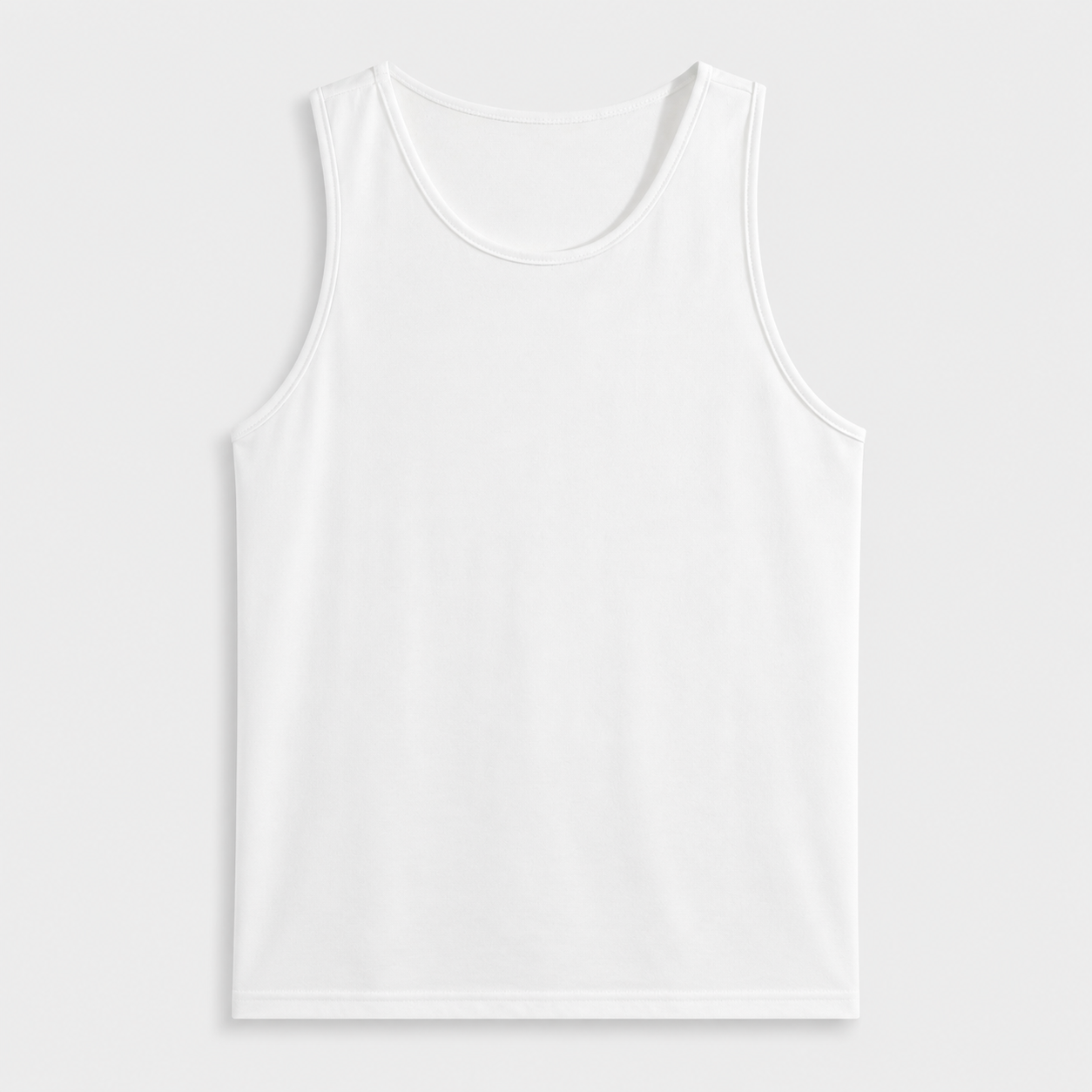Classic Minimalist Women's Sleeveless Tank Top – Pure Cotton, Skin-Friendly Crew Neck – Versatile Casual Top for Layering or Solo Wear