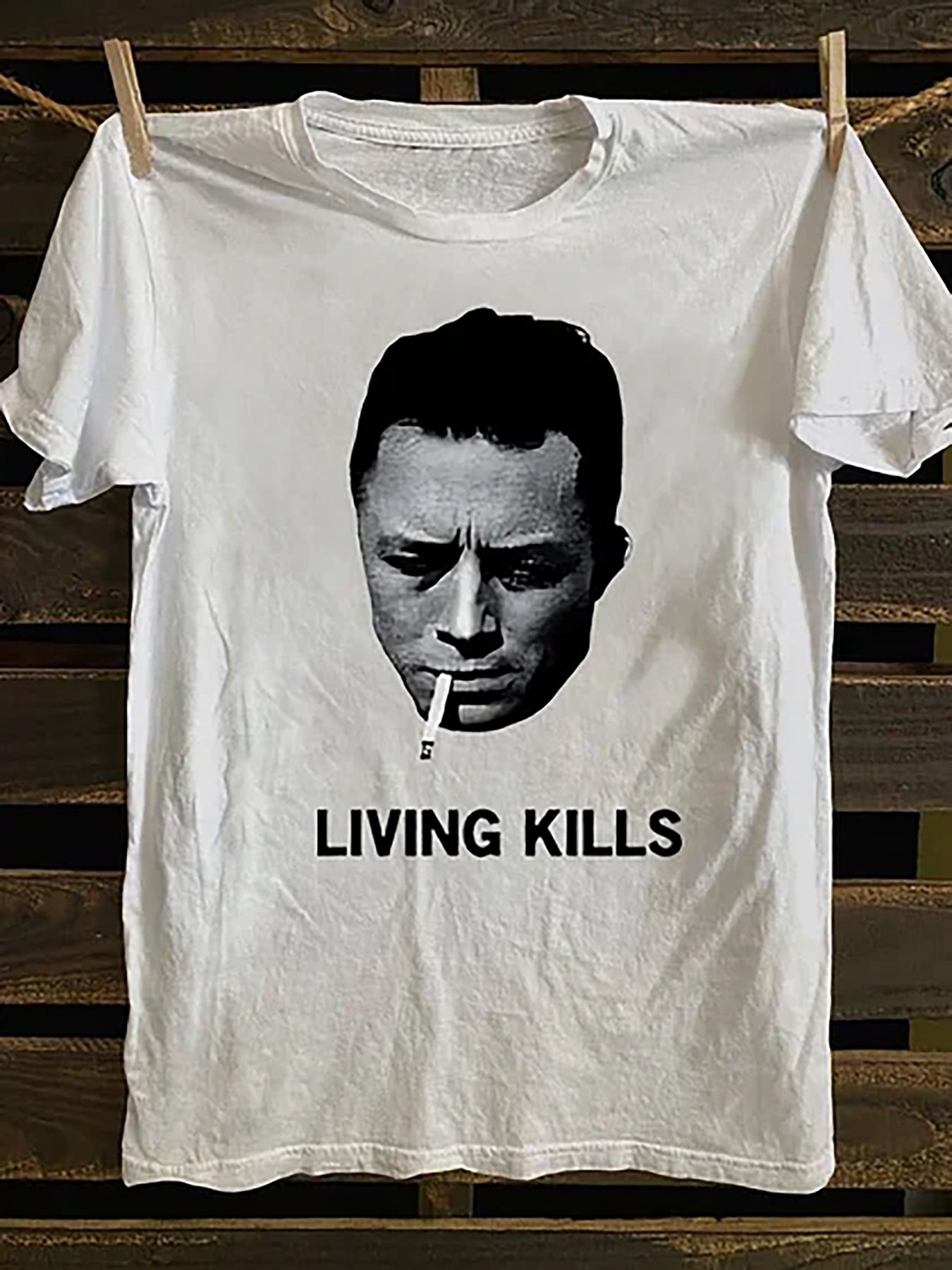 Men's casual 100 Cotton T-shirt 180g pure cotton with fresh pattern printing suitable for all seasons, casual loose fit T-shirt short sleeved pure cotton casual street style, suitable for all seasons