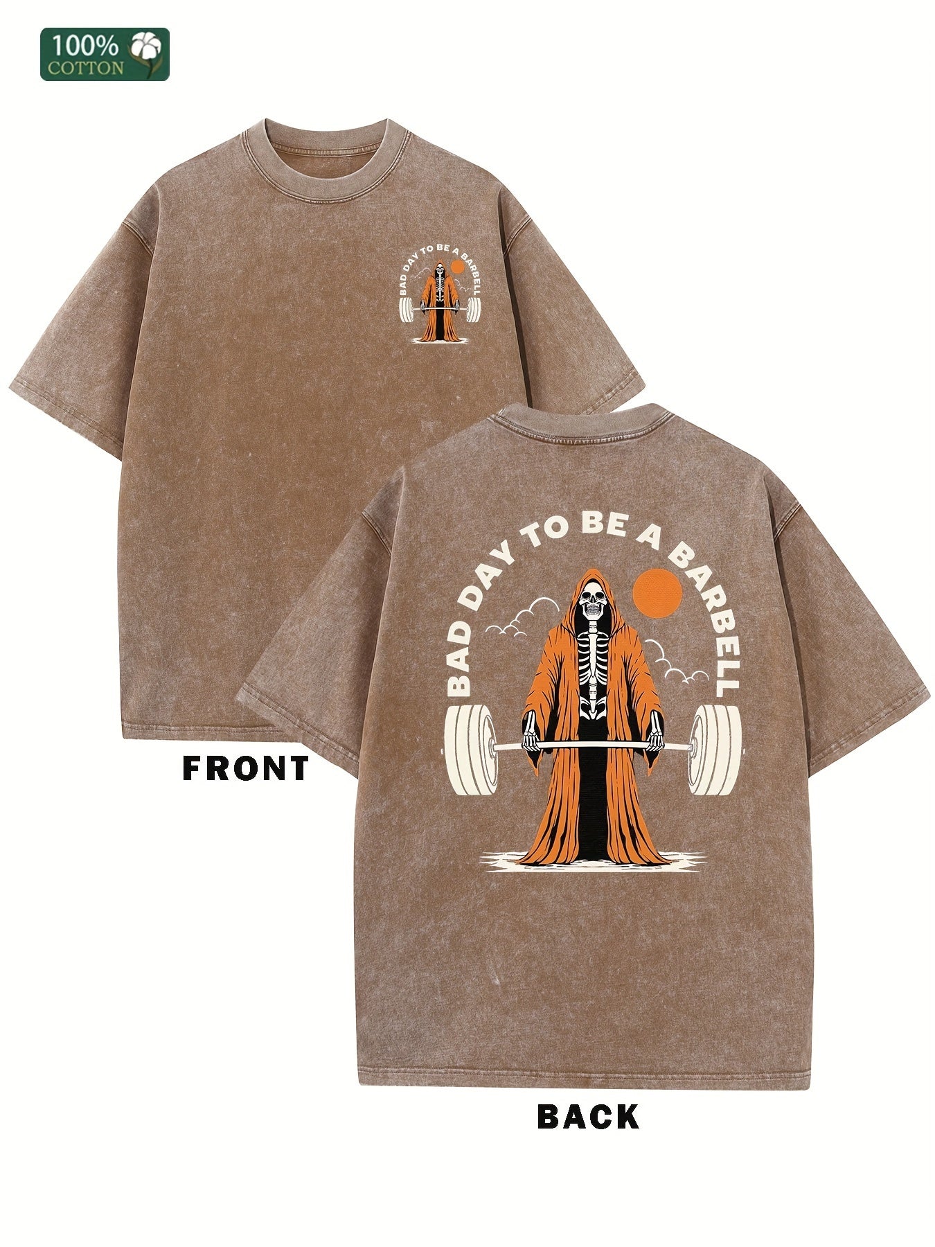 Men'S Oversized Heavy Drop Shoulder T-Shirt | Retro Streetwear, Unisex, Acid Wash, Crew Neck, Casual Fit, All-Season Wear