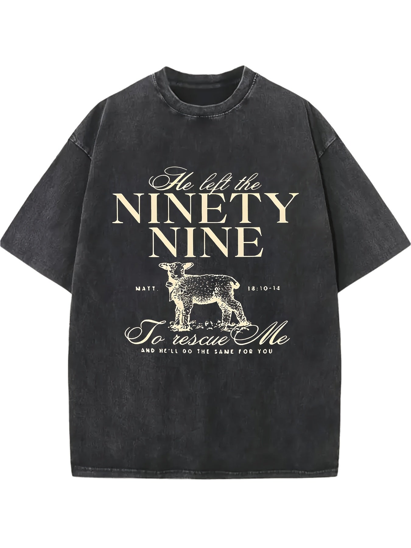 Men'S Retro Washed T-Shirt | 230g Thick, Round Neck, Short Sleeve, Machine Washable, Casual Street Style, Loose Fit for Spring Summer