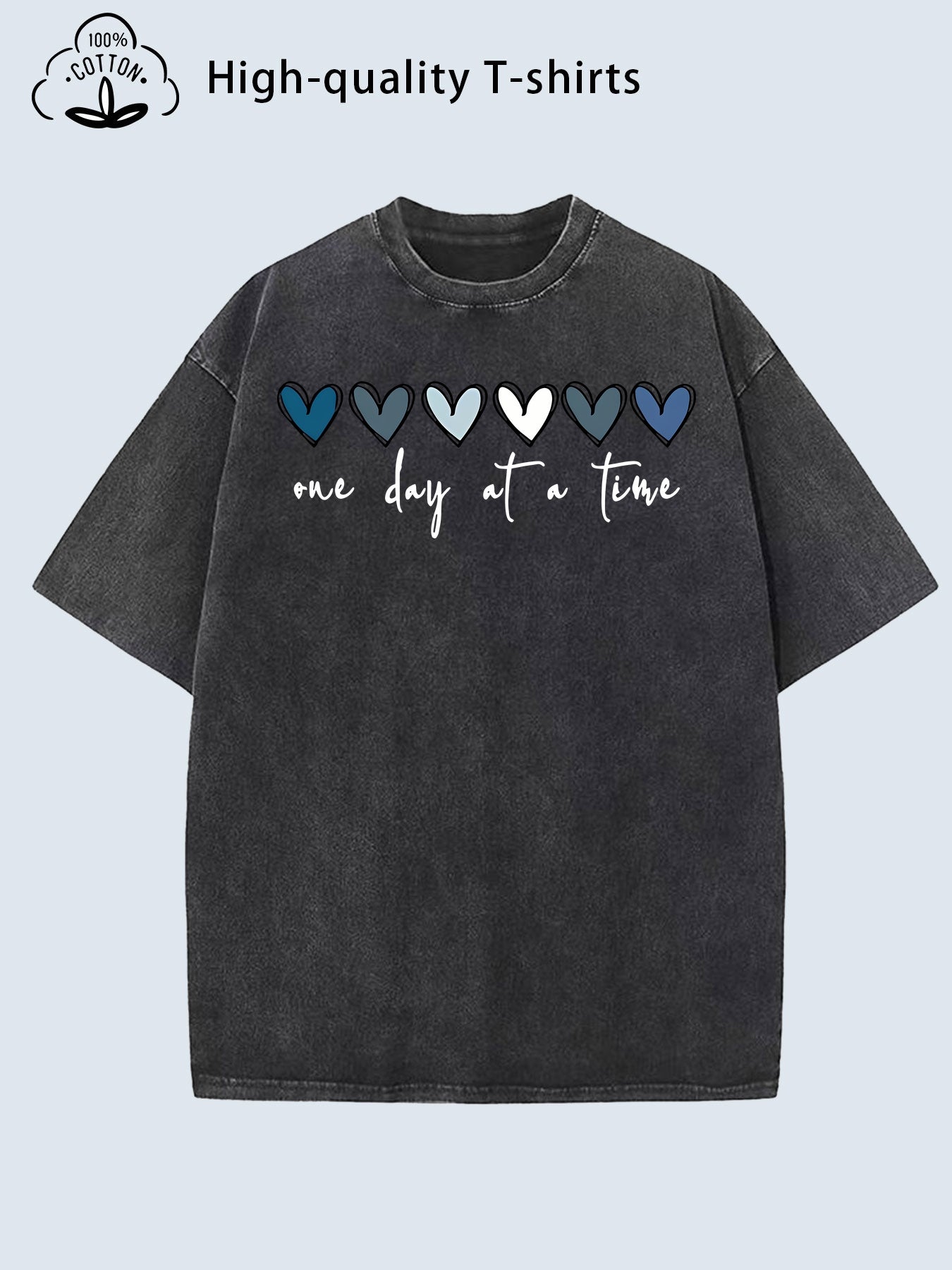Men'S Heavyweight Vintage Washed T-Shirt - Soft Breathable Fabric, Loose Fit Crew Neck Tee for Everyday & Formal Wear - All-Season Casual Shirt with Timeless Retro Look - Ideal Gift for Men, Versatile Clothing, Streetwear Fashion, Geometric Print