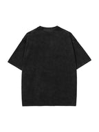 DIRTY BIRDS Acid Wash T-Shirt | Atlanta Football Shirt | Black Red Game Day Tee | Unisex Fit | Atlanta Team Colors | Drop Shoulder Style